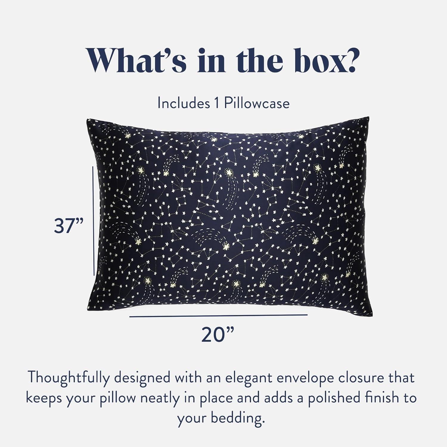 imageBrooklinen Mulberry Silk Pillowcase 100 Pure Silk Pillow Case Soft ampamp Durable AntiFriction Comfort Hight Quality Smooth Texture Machine Washable ampamp Breathable Standard Size BlushCelestial