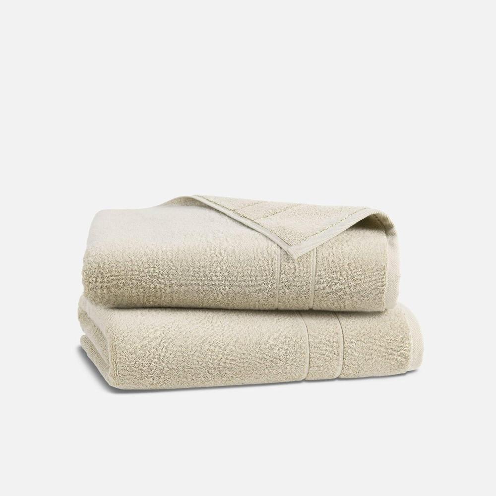 imageBrooklinen SuperPlush Turkish Cotton Hand Towels Set of 2 Cotton 820 GSM Highly Absorbent Machine Washable Perfect for Home ampamp Bathroom 20quot x 30quot Solid WhiteIN