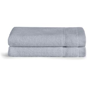 Brooklinen Classic Turkish Cotton Washcloths – Marled Black, Set of 2 – 100% Cotton Towels, Soft, Highly Absorbent, Quick-Drying, Durable, Ideal for Daily Face, Body Cleansing and More(Smoke Gray)